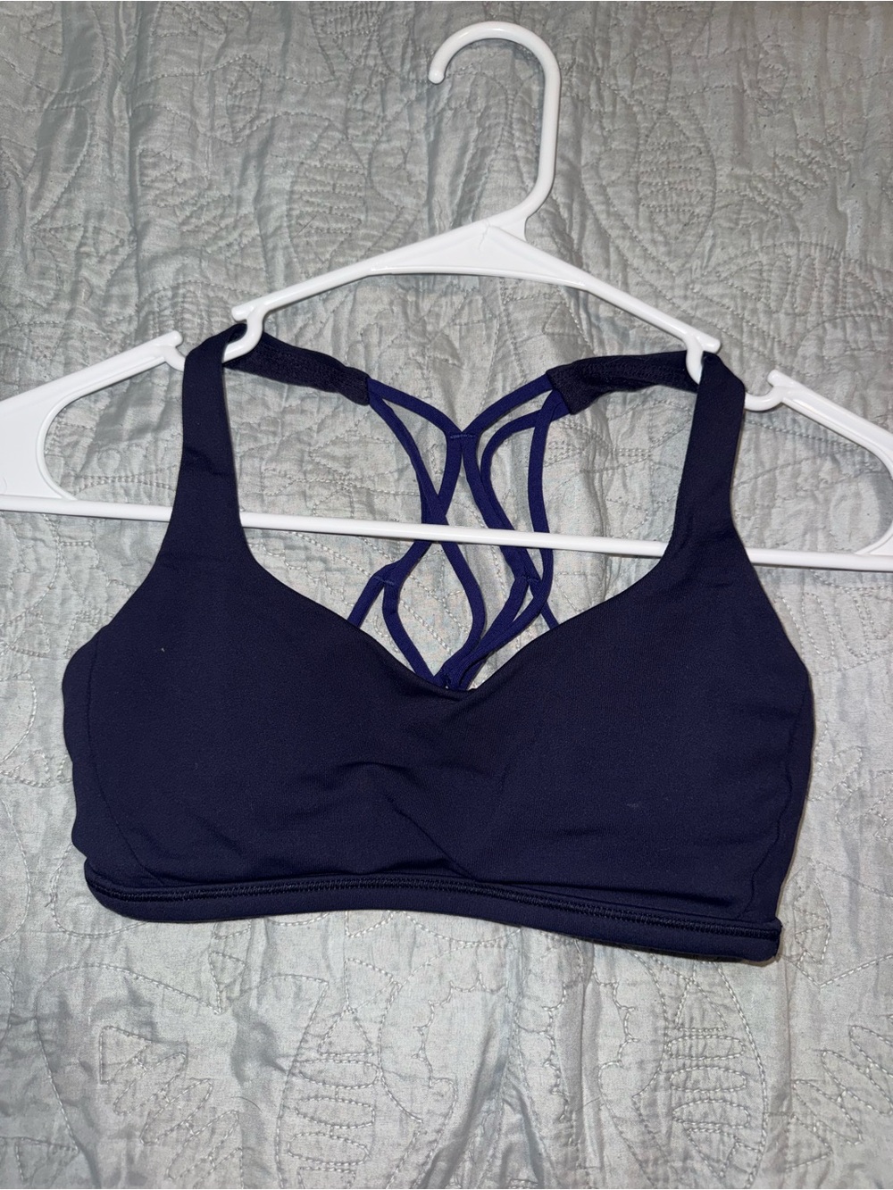 lululemon athletica Strappy Back Navy Sports Bra